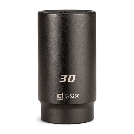 Capri Tools 1/2 in Drive 30 mm 6-Point Metric Deep Impact Socket 5-5230